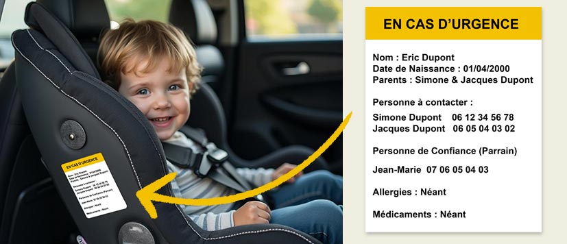 Des infos essentielles en cas d'accident