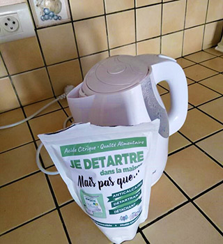 L'acide Citrique efficace pour détartrer votre bouilloire