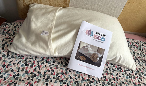 L'Oreiller en balles d'épeautre Ma Vie Éco
