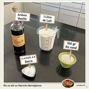 Recette du Riz au Lait en Marmite Norvégienne
