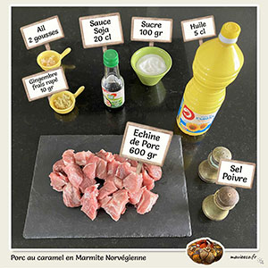 Porc au Caramel en Marmite Norvégienne